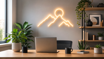 Neon Signs for Home Offices and Workspaces