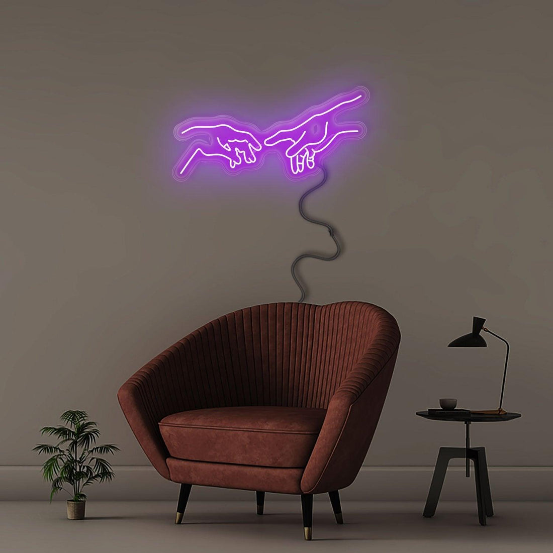 The Creation of Adam - NEONIFIC