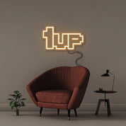 1UP - Neonific - LED Neon Signs - Orange - 18" (46cm)
