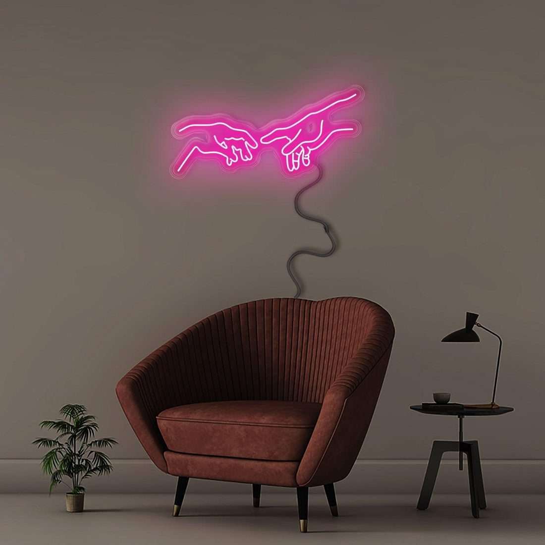 The Creation of Adam - NEONIFIC