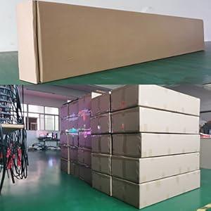 P10 Semi-Outdoor Scrolling LED Sign – 77" x 14" Full Color WiFi Programmable Display