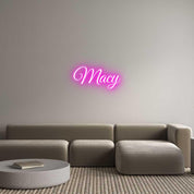 Custom LED Neon Sign: Macy