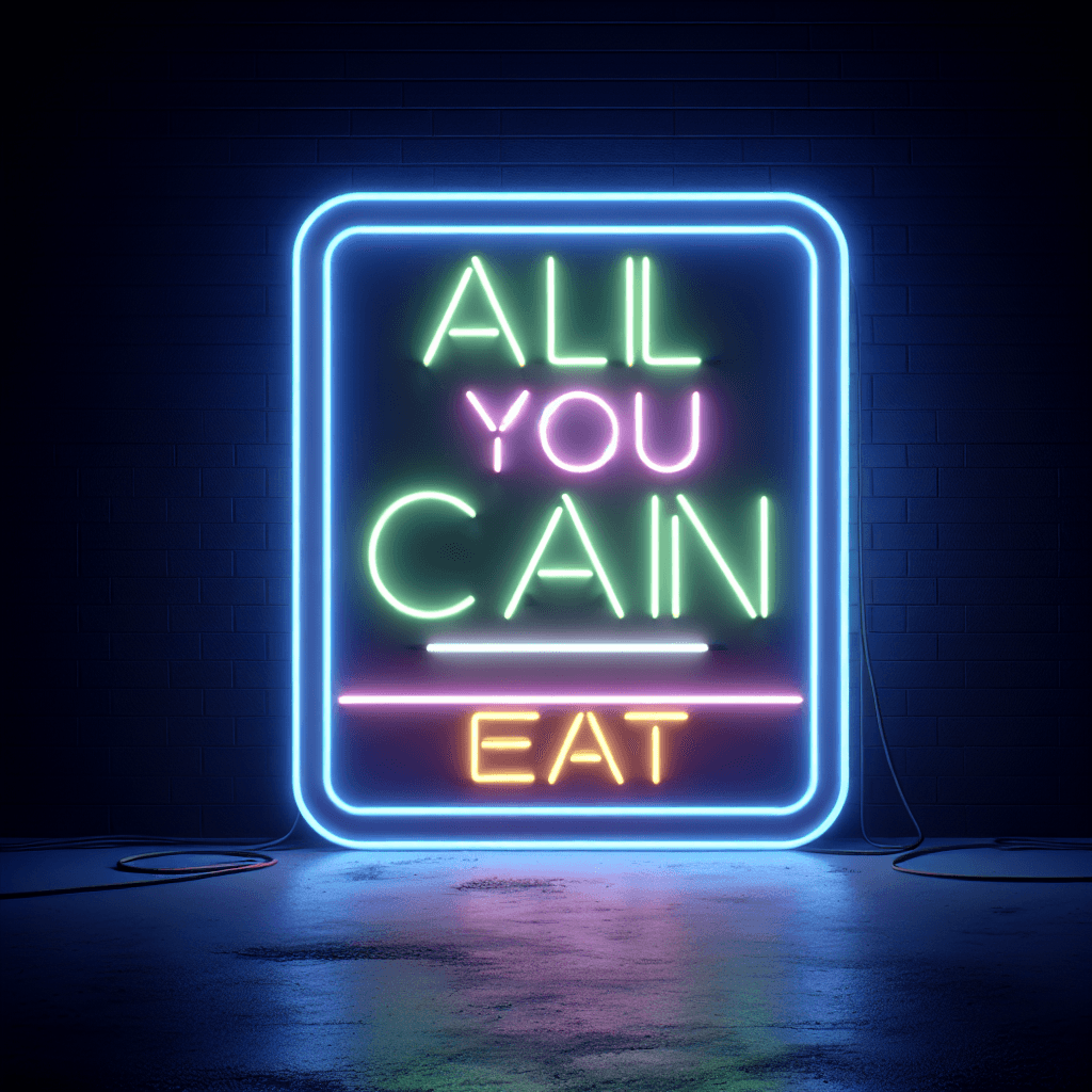 All you can eat - Neonific