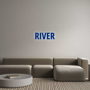 Custom Sign: RIVER