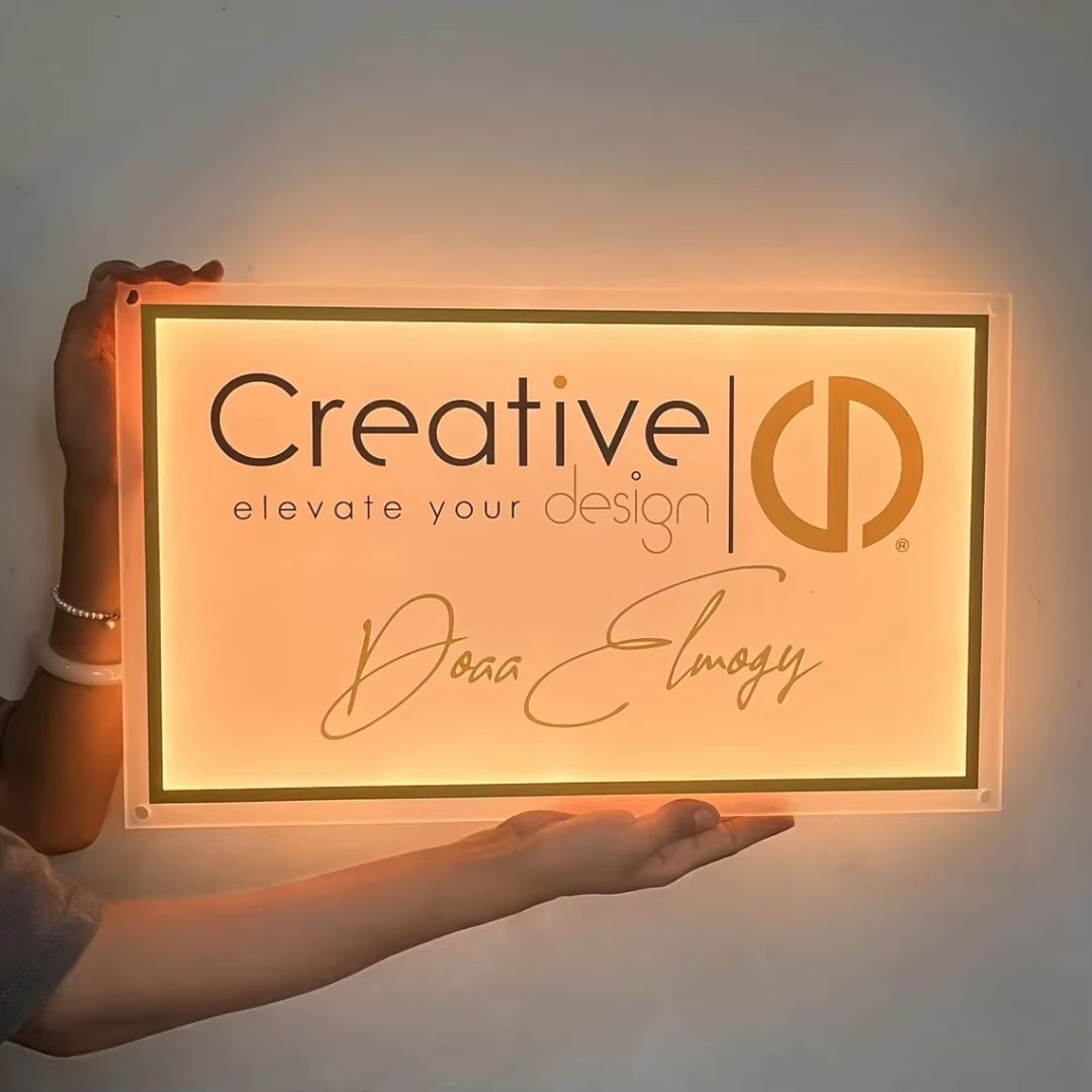 Back-Lit Business Logo Acrylic LED Neon Sign
