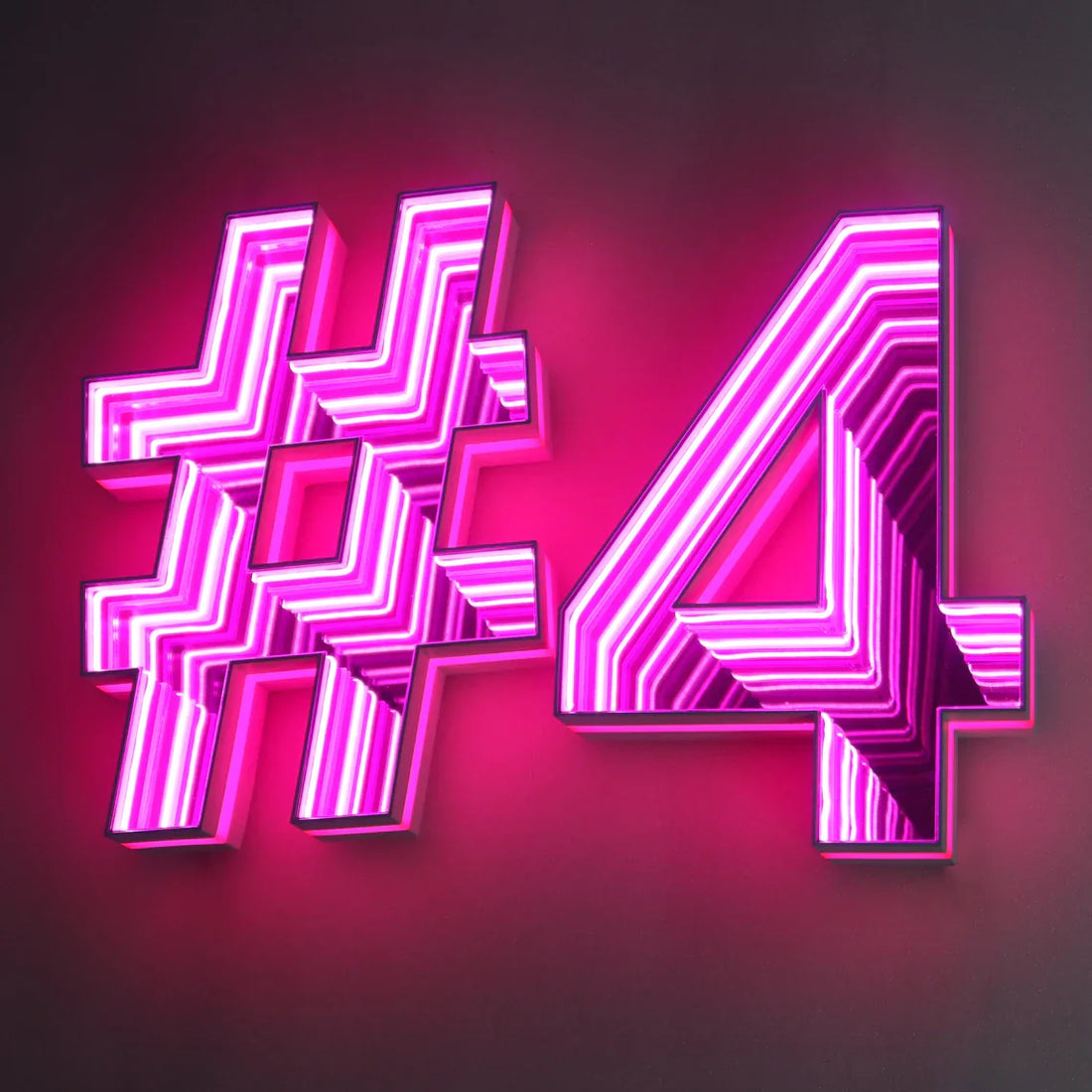 Num Infinity Light Plastic Infinity Mirrors LED Neon Signs | Illuminate Your Space with Neonific ...