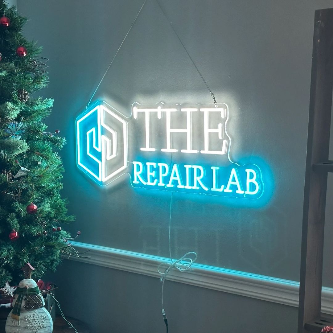 Placa de LED neon personalizada para garagem