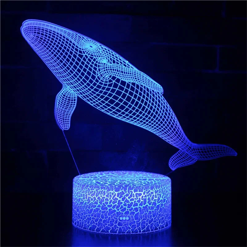 3D Illusion Lamp – USB-Powered LED Night Light for Kids & Home Décor