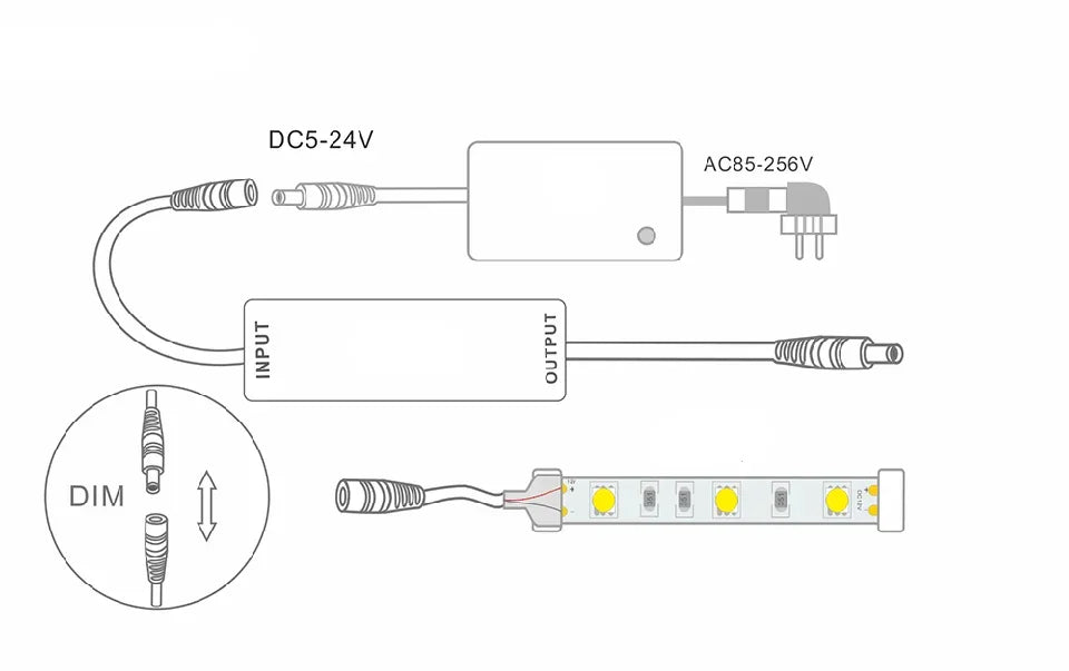 RF LED Strip Controller | 14-28 Key Remote for RGB, RGBW, RGBCCT, LED Neon Signs