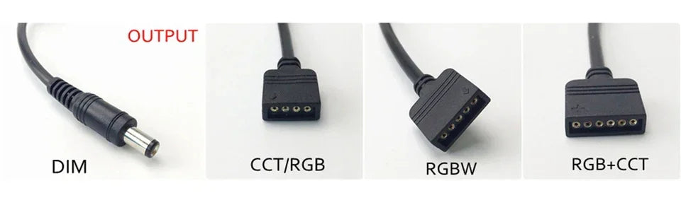 RF LED Strip Controller | 14-28 Key Remote for RGB, RGBW, RGBCCT, LED Neon Signs