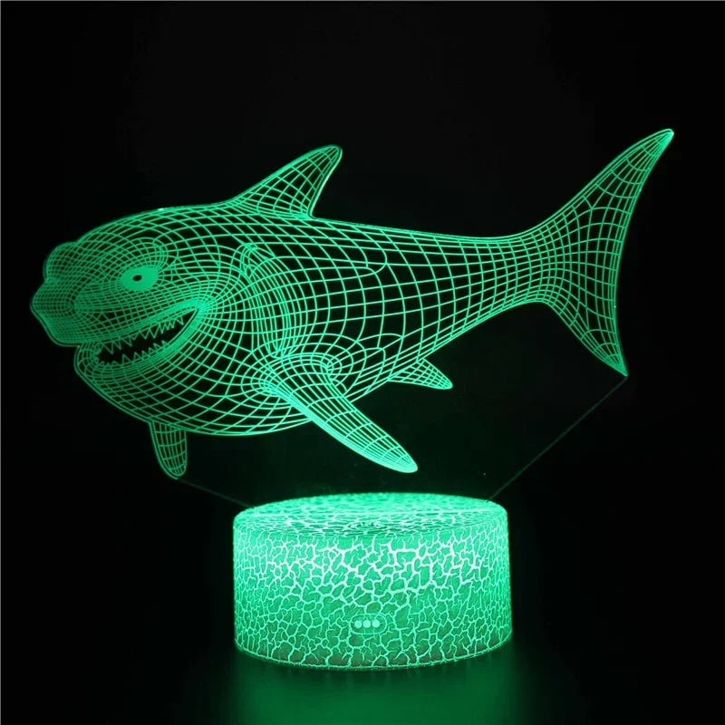 3D Illusion Lamp – USB-Powered LED Night Light for Kids & Home Décor