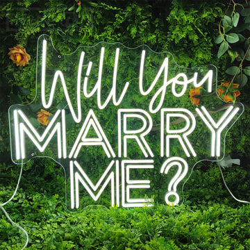 Will You MARRY ME LED Neon Sign
