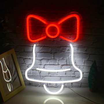 Christmas Bell LED Neon Sign (USB-Dimmable, 39cm x 28.5cm)