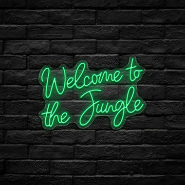 Welcome to the Jungle LED Neon Sign (USB-Dimmable)