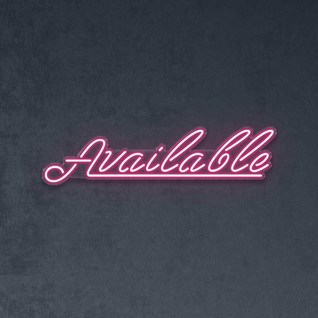 Available - Neonific - LED Neon Signs - 18" (46cm) - Indoors