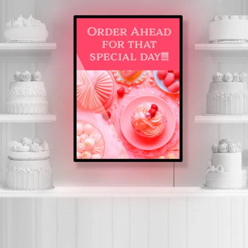 Backlit Menu Boards (Restaurant)