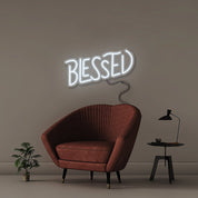 Blessed 2 - Neonific - LED Neon Signs - 18" (46cm) - Cool White