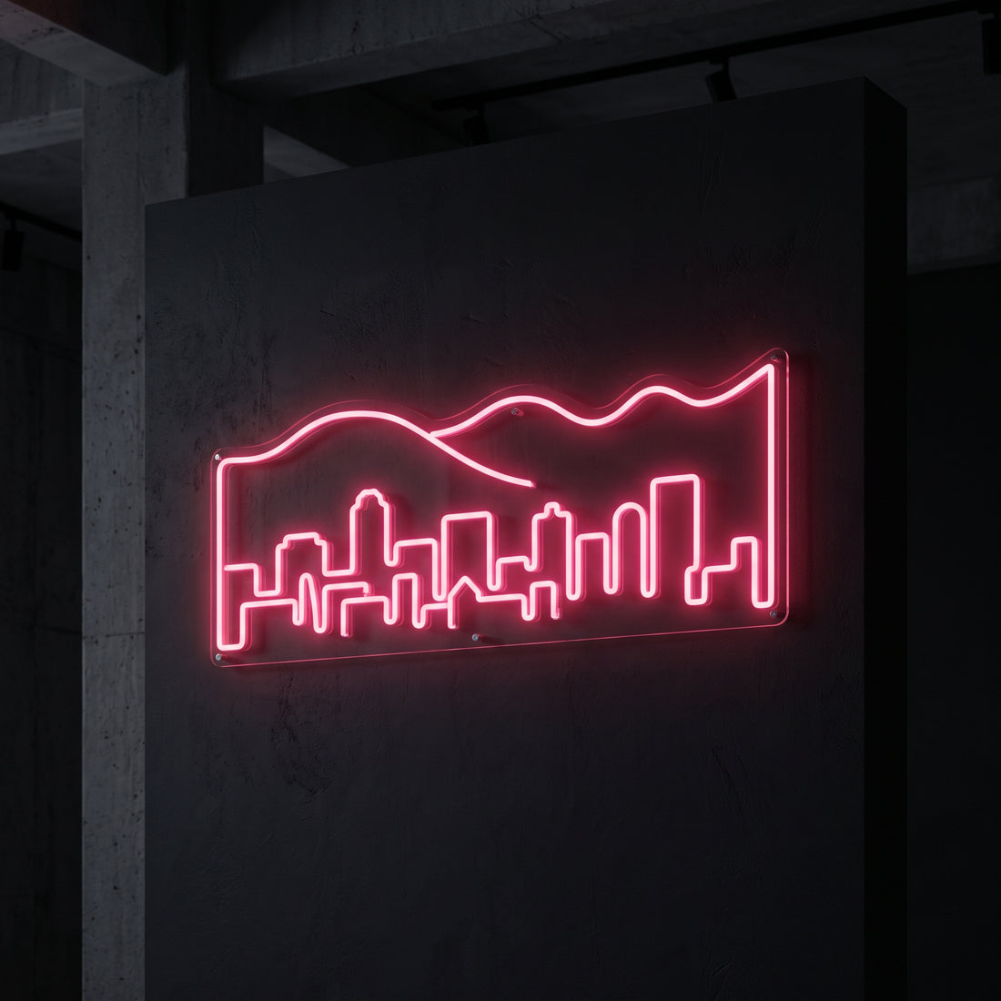 Boise Skyline Neon Sign