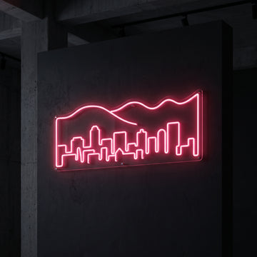 Boise Skyline Neon Sign