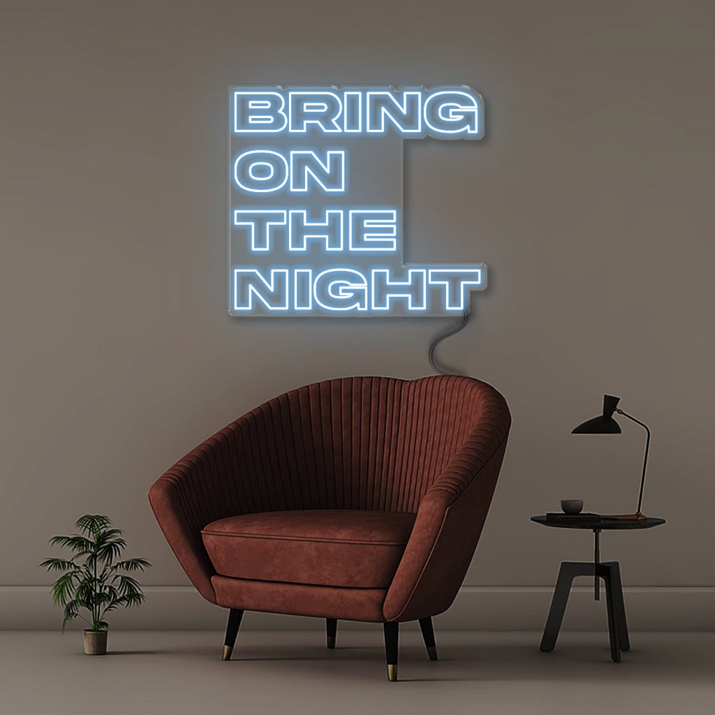 Bring On The Night - Neonific - LED Neon Signs - 75 CM - Blue