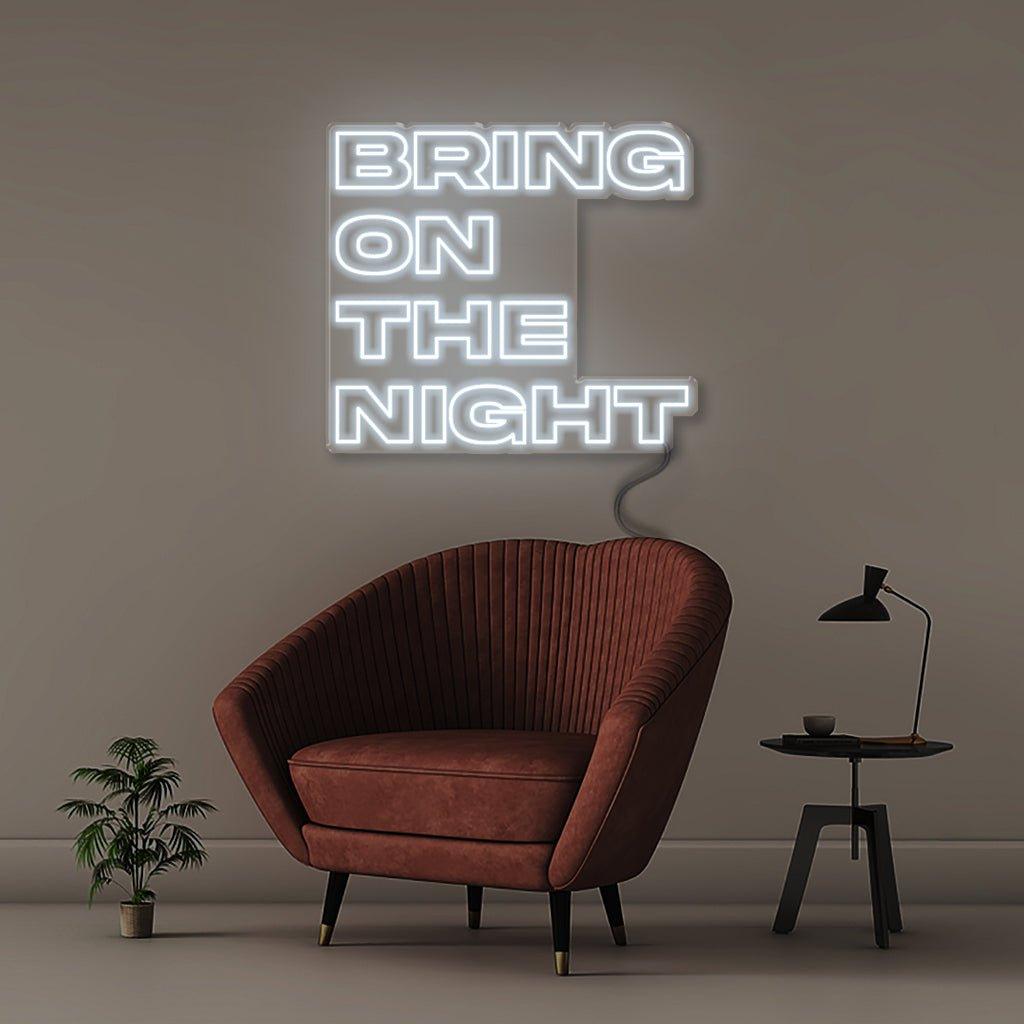 Bring On The Night - Neonific - LED Neon Signs - 75 CM - Blue