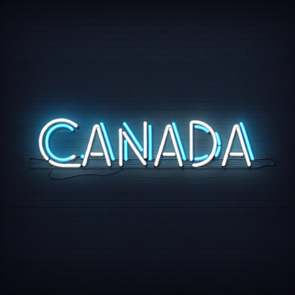 CANADA - Neonific - LED Neon Signs - Indoors - 18" (46cm)