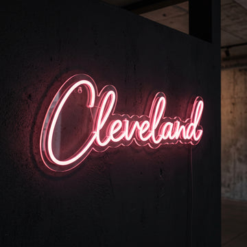Cleveland Neon Sign