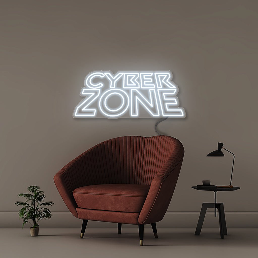 Cyber Zone - Neonific - LED Neon Signs - 30" (76cm) - Cool White