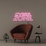 Cyber Zone - Neonific - LED Neon Signs - 30" (76cm) - Light Pink