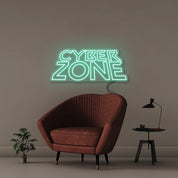 Cyber Zone - Neonific - LED Neon Signs - 30" (76cm) - Sea Foam