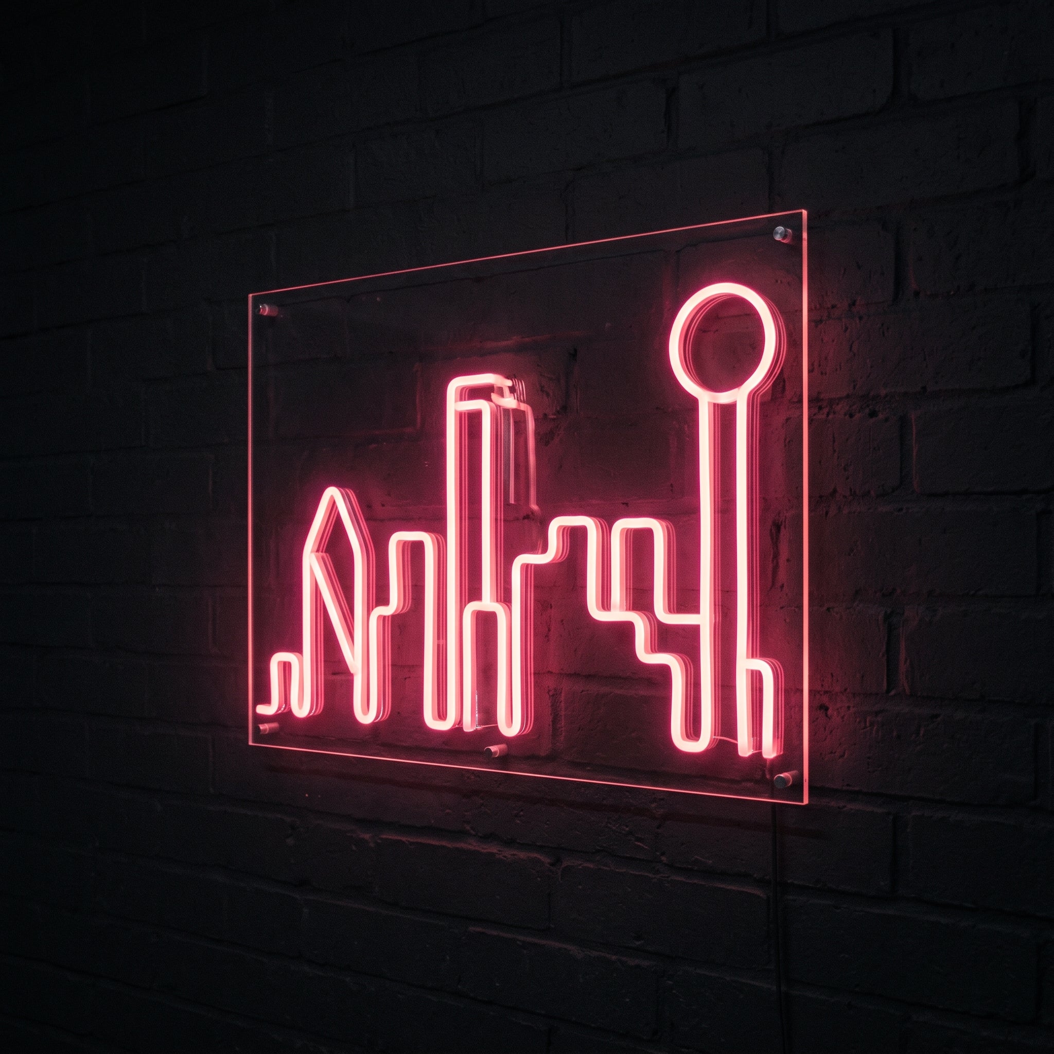 Dallas Skyline Neon Sign
