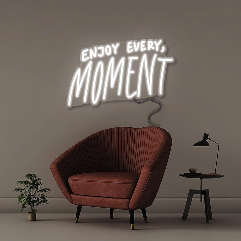 Enjoy Every Moment - Neonific - LED Neon Signs - 50 CM - Blue