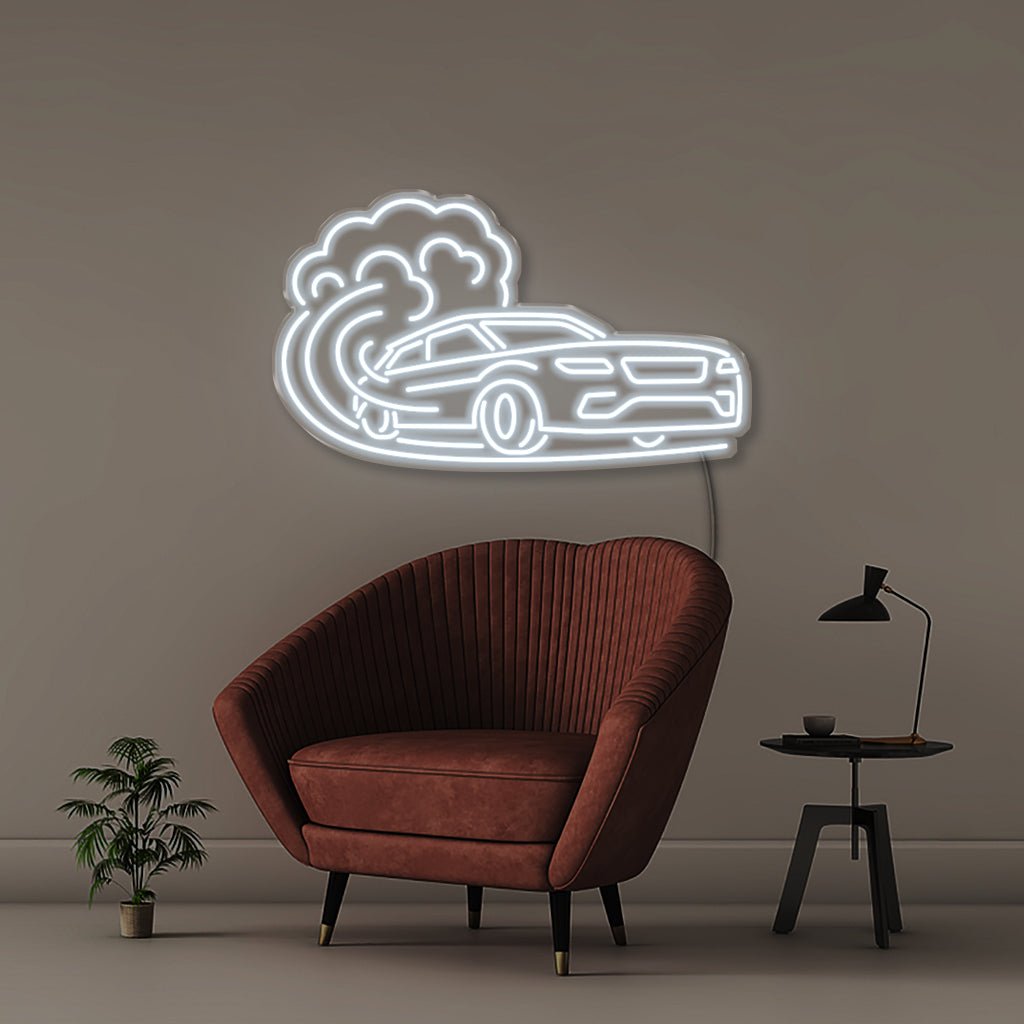 Fast Car 2 - Neonific - LED Neon Signs - 30" (76cm) - Cool White