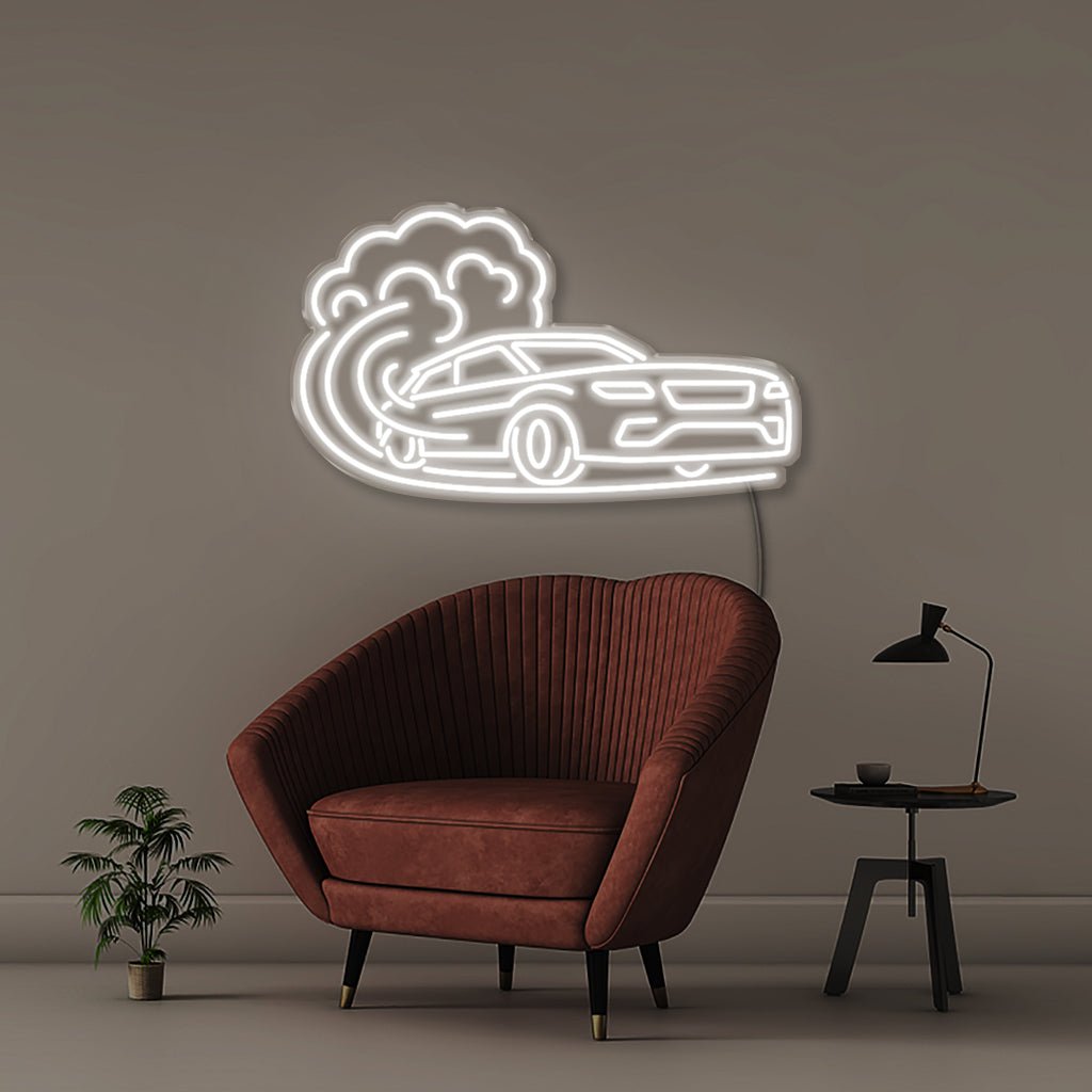 Fast Car 2 - Neonific - LED Neon Signs - 30" (76cm) - White