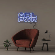 Girl Power - Neonific - LED Neon Signs - 50 CM - Blue