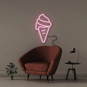 Ice Cream Cone - Neonific - LED Neon Signs - 50 CM - Blue