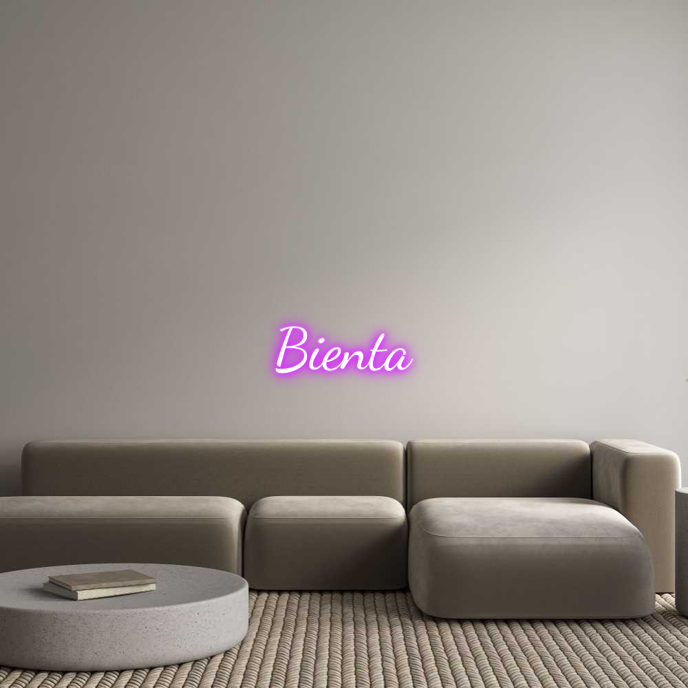 Custom LED Neon Sign: Bienta