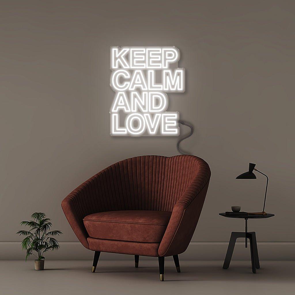 Keep Calm & Love - NEONIFIC