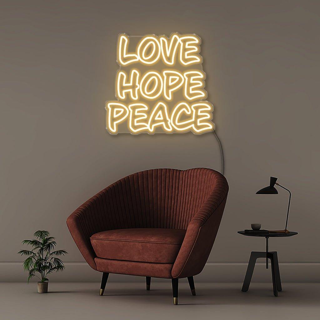 Love Hope Peace - NEONIFIC