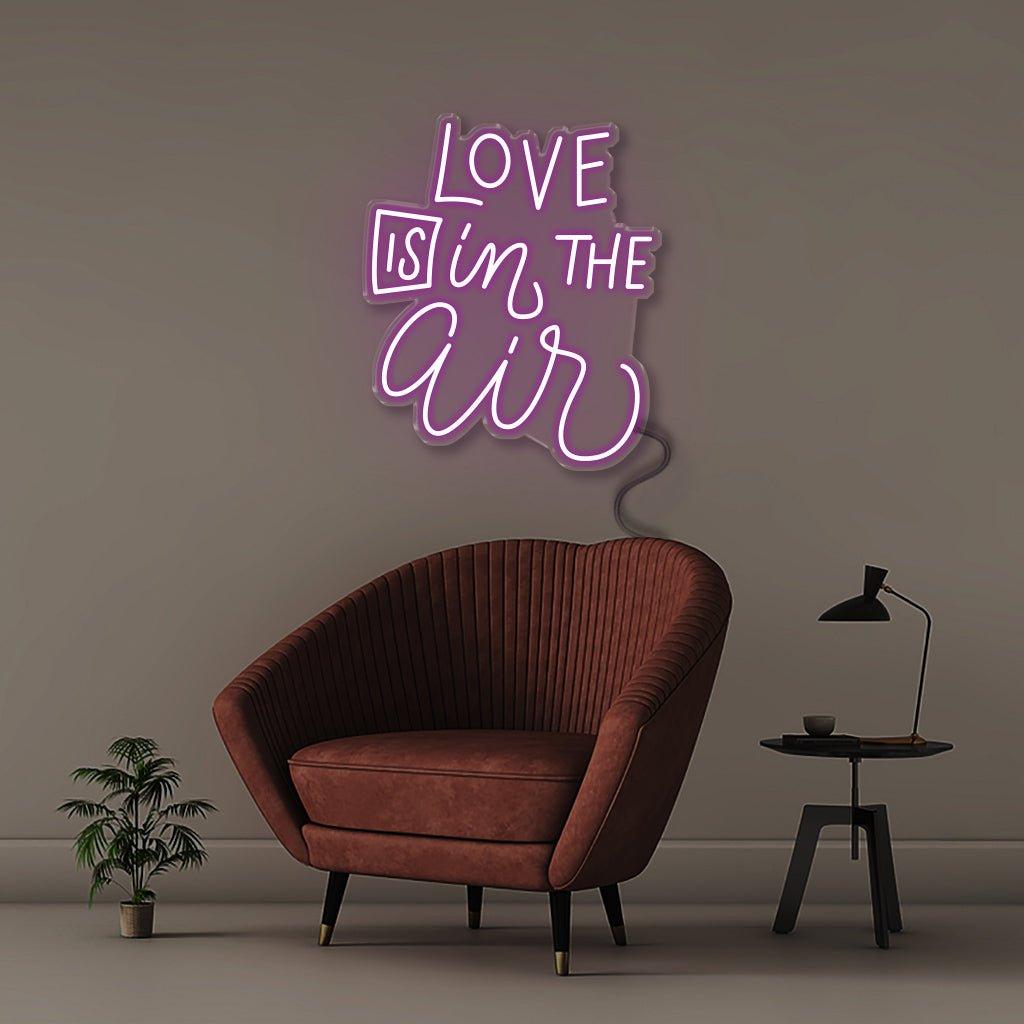 Love is in the Air - Neonific - LED Neon Signs - 50 CM - Blue