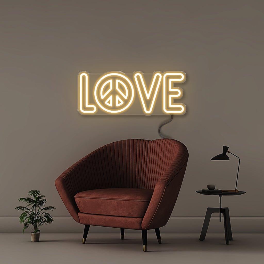 Love - Neonific - LED Neon Signs - 50 CM - Blue