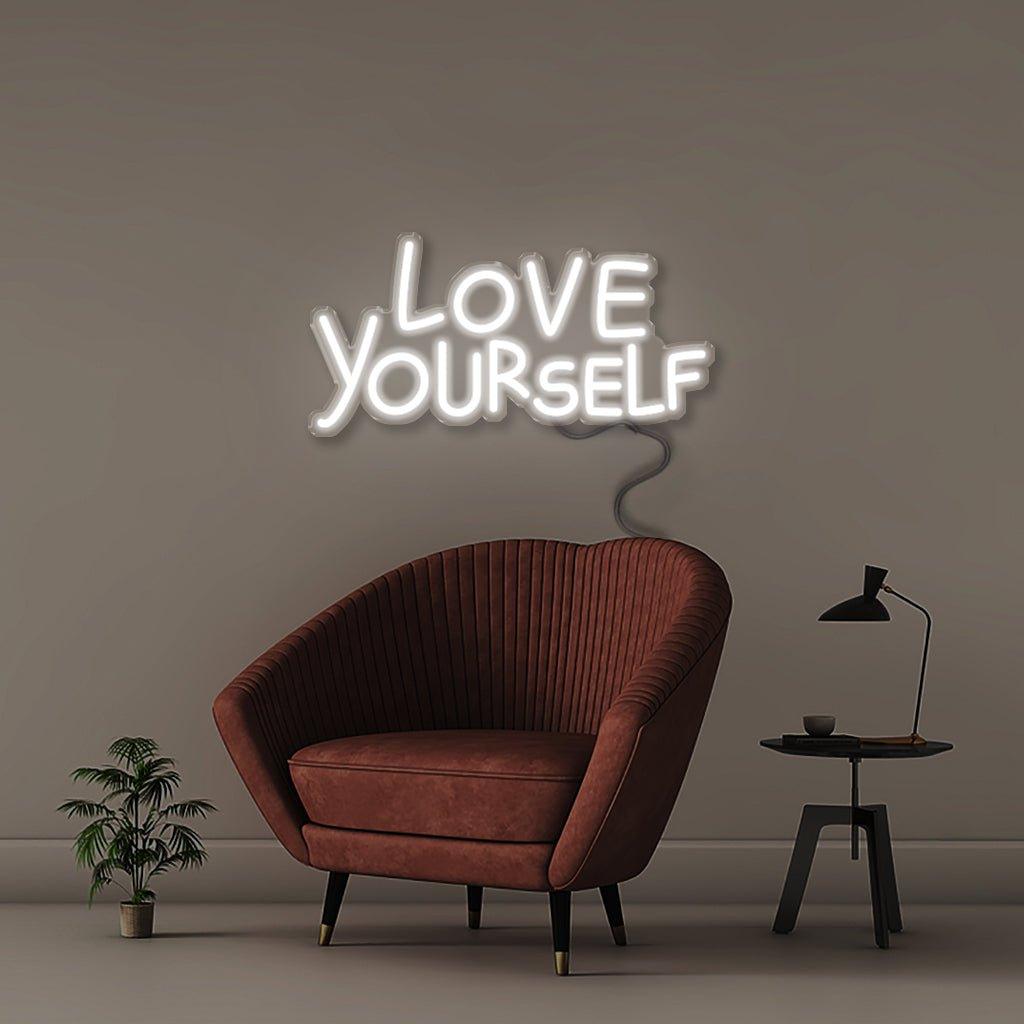 Love Yourself - Neonific - LED Neon Signs - 50 CM - Blue