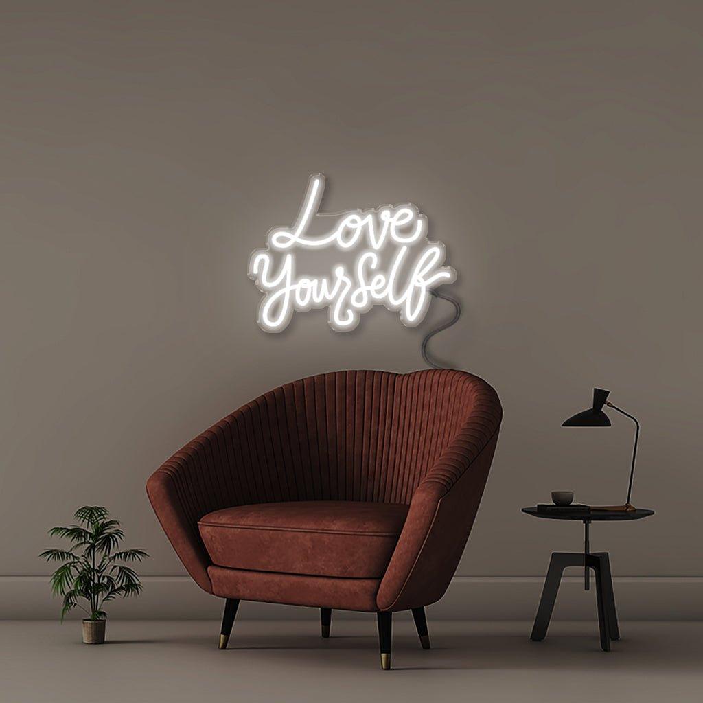 Love Yourself - Neonific - LED Neon Signs - 75 CM - Blue