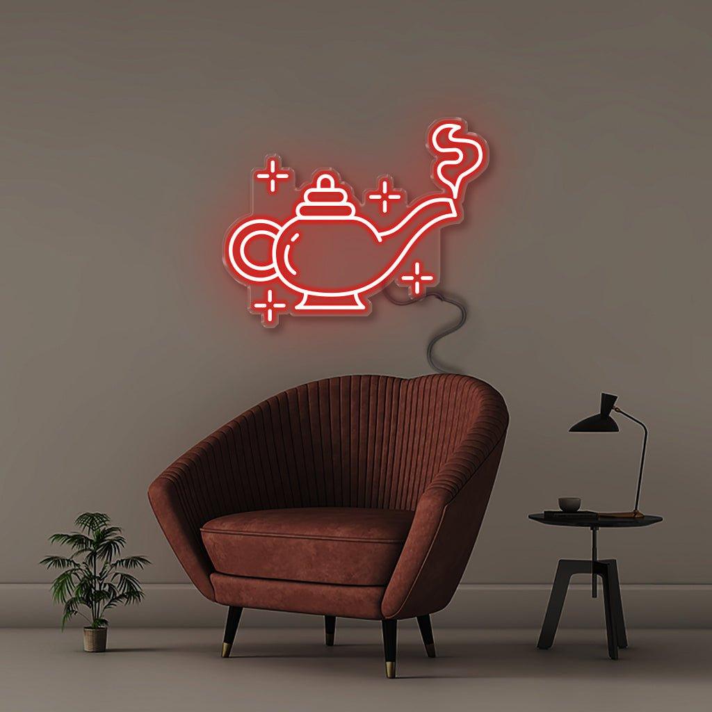 Magic Lamp - Neonific - LED Neon Signs - 24" (61cm) - Red