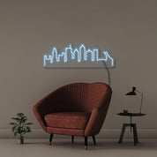 Montreal Cityscape - Neonific - LED Neon Signs - 36" (91cm) - Light Blue