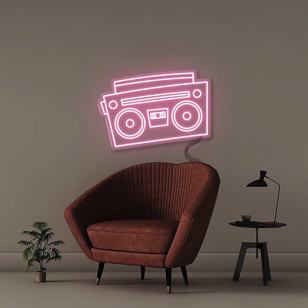 Neon Boom Box - Neonific - LED Neon Signs - 100 CM - Blue