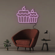 Neon Cupcakes - Neonific - LED Neon Signs - 50 CM - Blue