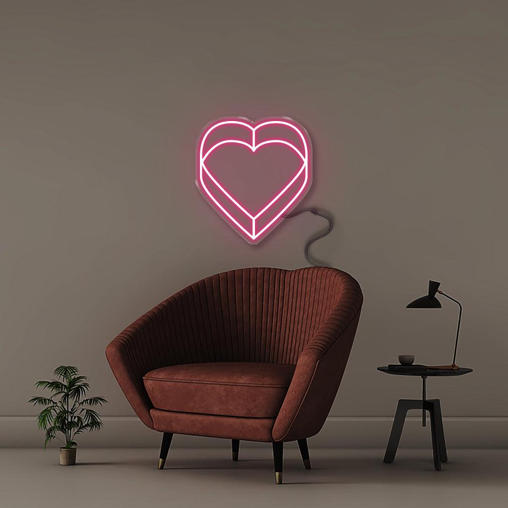 Double Heart - Neonific
