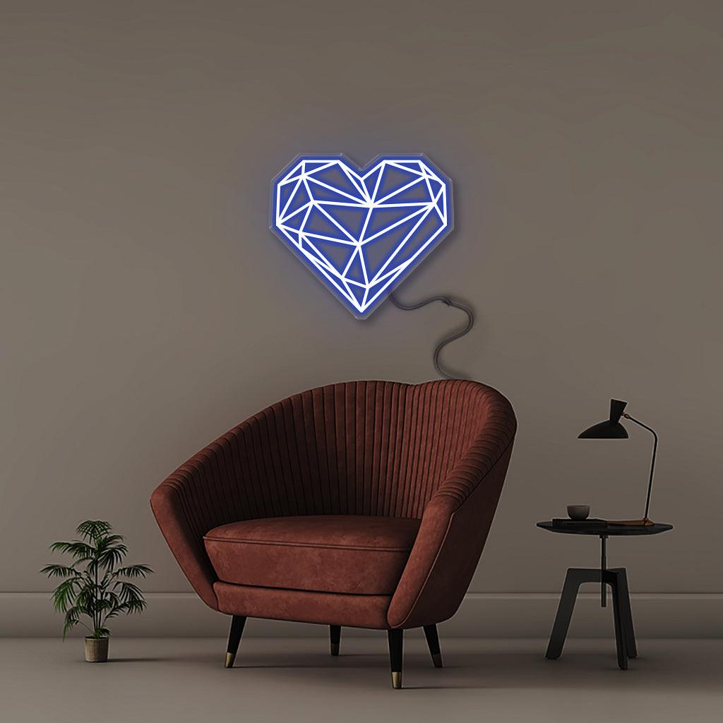 Geometric Heart - Neonific