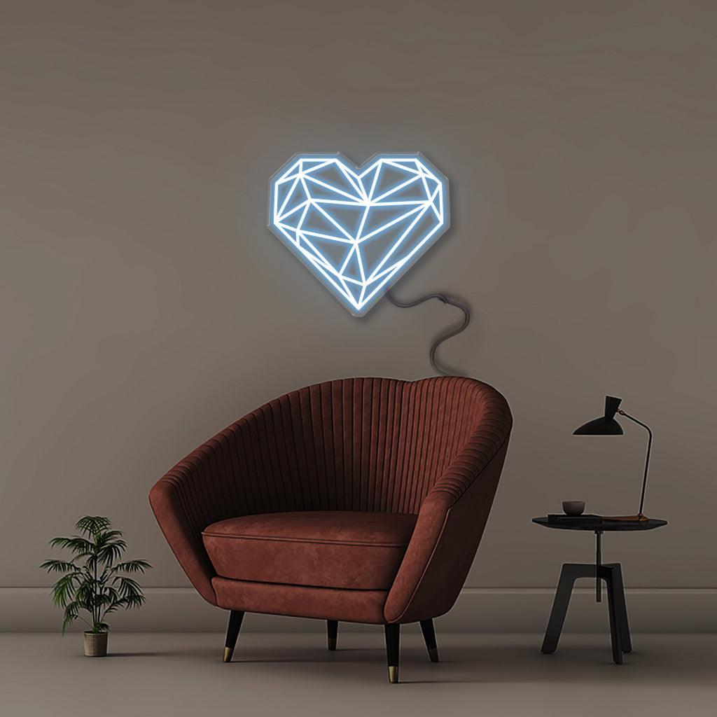 Geometric Heart - Neonific